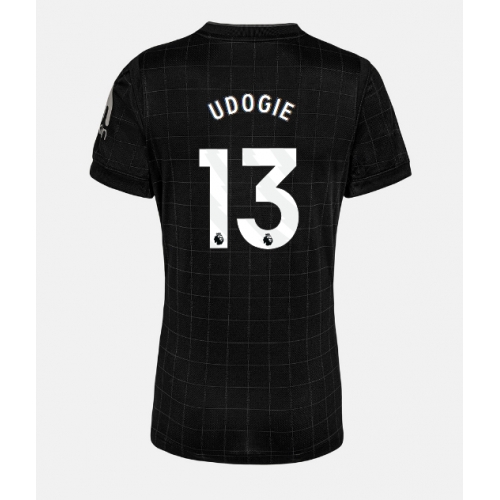 Billige Fotballdrakt Tottenham Hotspur Destiny Udogie #13 Replika Bortedrakt Dame 2025-26 Kortermet Billige Fotballdrakt Tottenham Hotspur Destiny Udogie #13 Replika Bortedrakt Dame 2025-26 Kortermet